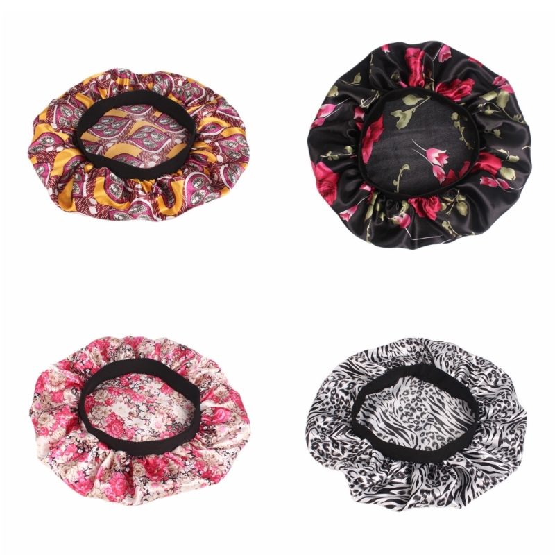 Hair Care Night Routine - Sleep Bonnet Wide Hair Cap, Smooth