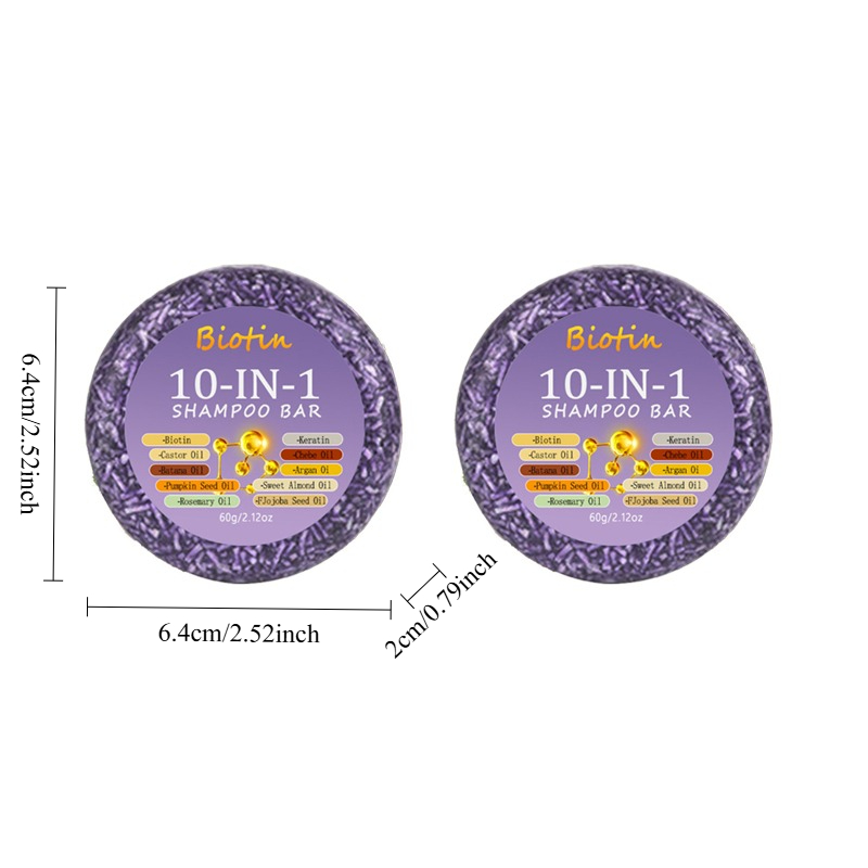 2PCS10-in-1 Biotin Shampoo Soa - Hair Care Vitamin ulasan dan harga