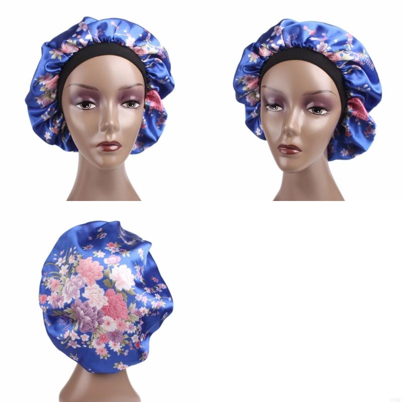 Hair Sleep Bonnet with Wide Ba - Hair Care Night Routine ulasan dan harga