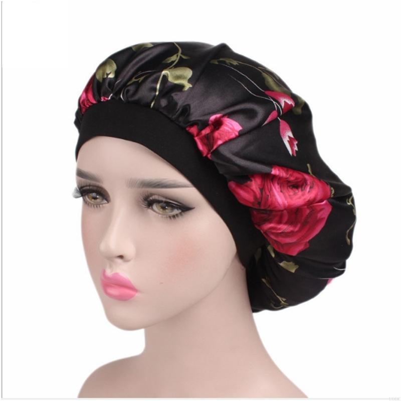 Hair Sleep Bonnet with Wide Ba - Hair Care Night Routine ulasan dan harga