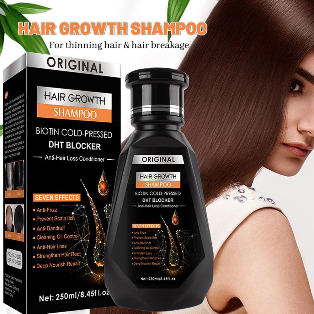250ML Biotin Shampoo With Comb - Hair Care Vitamin ulasan dan harga