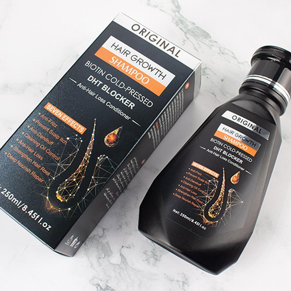 250ML Biotin Shampoo With Comb - Hair Care Vitamin ulasan dan harga