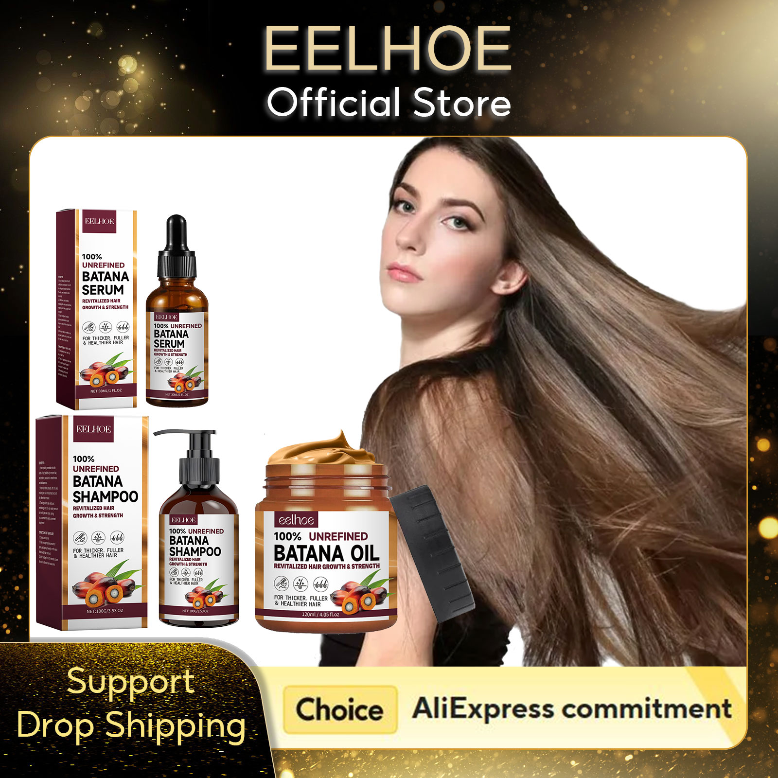 EELHOE Natural Batana Oil Deep - Hair Care Keratin ulasan dan harga
