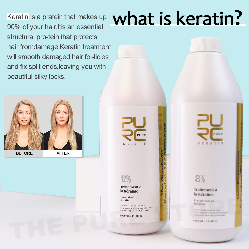 PURC 5% Keratin Smoothing Trea - Hair Care Keratin ulasan dan harga