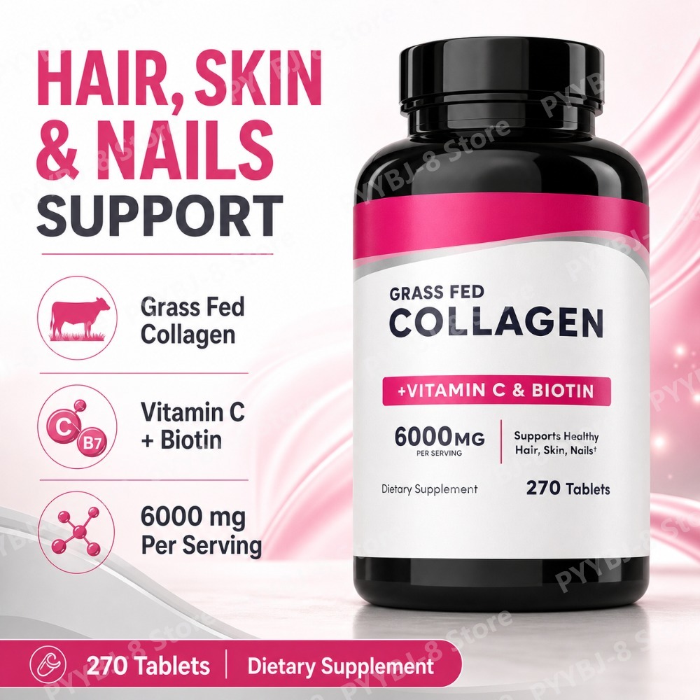 Collagen Tablets 6000mg with V - Hair Care Vitamin ulasan dan harga