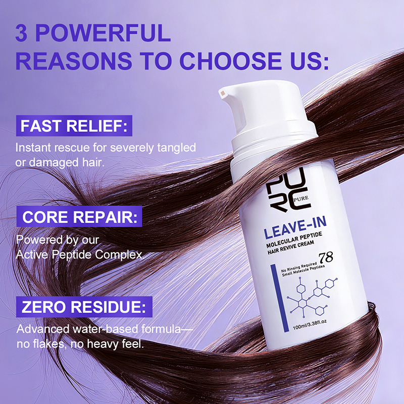 PURC Leave-In Keratin Hair Cre - Hair Care Keratin ulasan dan harga